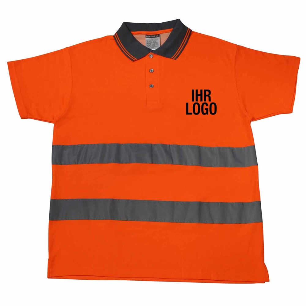 Allflash Warnschutz-Polo-Shirt Safe Poko