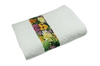 Sophie Muval Badetuch mit Sublimation Band, 140x70 cm, 400 gr/m²