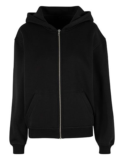 Build Your Brand - Ladies Loose Fit Zip Hoody