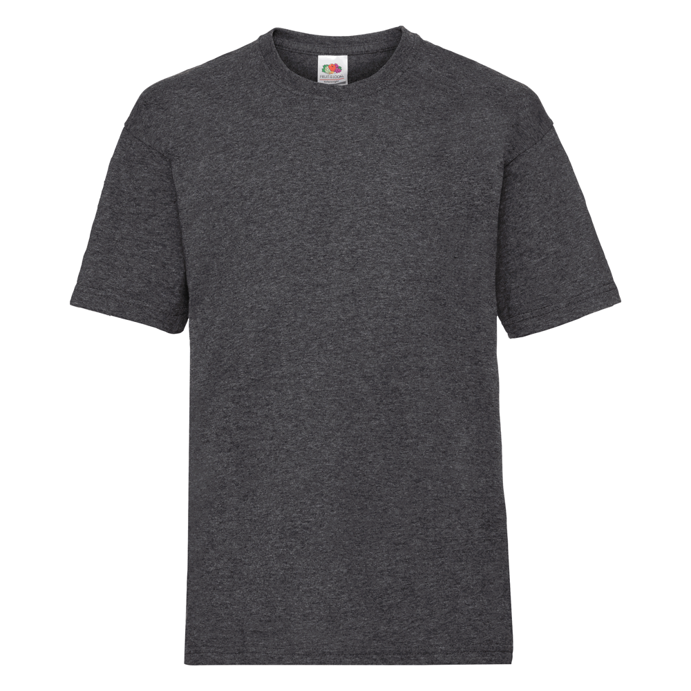 610330 - Kids Valueweight T-Shirt - dunkelgrau meliert