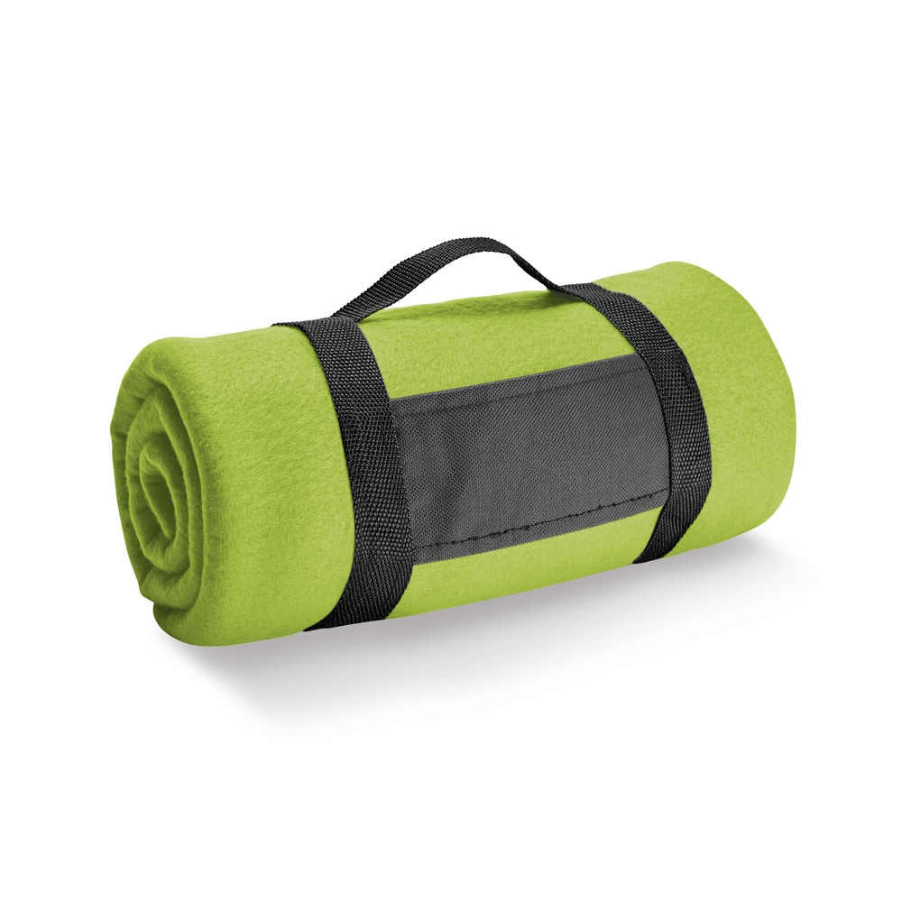 THORPE. Fleecedecke (180 g/m²) mit abnehmbarem Griff